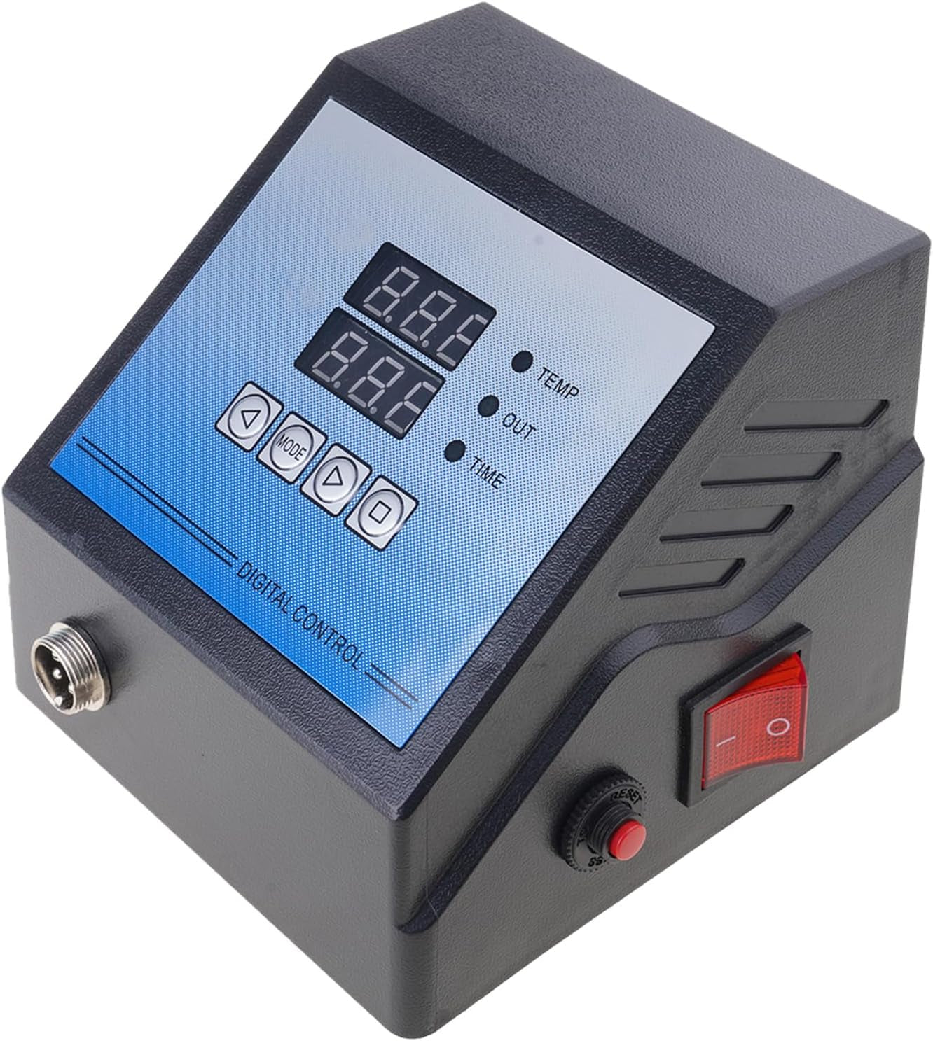 110V/220V Digital Control Box Press Machine Temperature Control Box Heat Transfer Printer Temp Controller 1300W High Accuracy Sensors