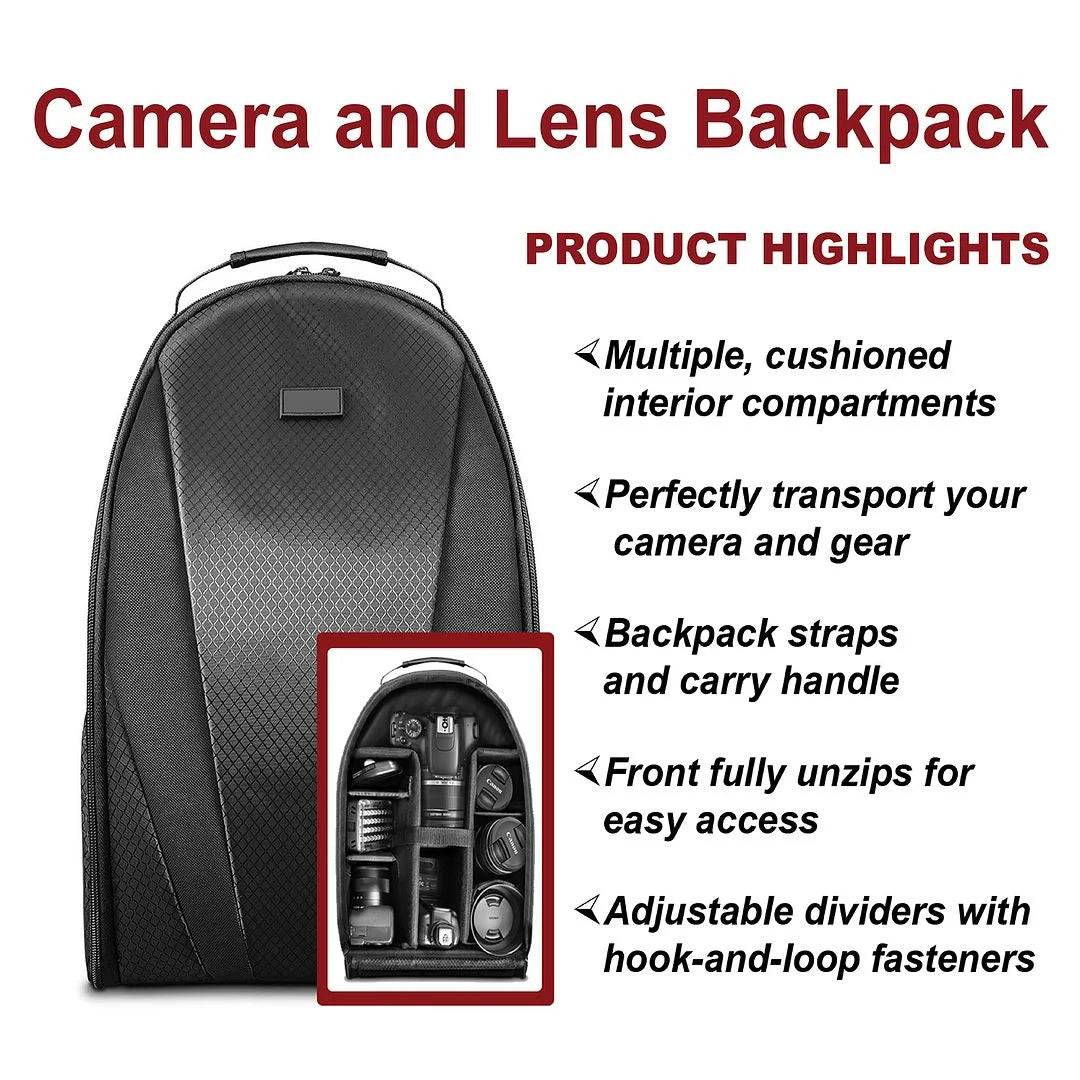 Canon EOS 2000D / Rebel T7 DSLR Camera with 18-55Mm Zoom Lens + Sandisk 32GB Memory + Tripod + Backpack + SV Premium Accessory Bundle (International Version)