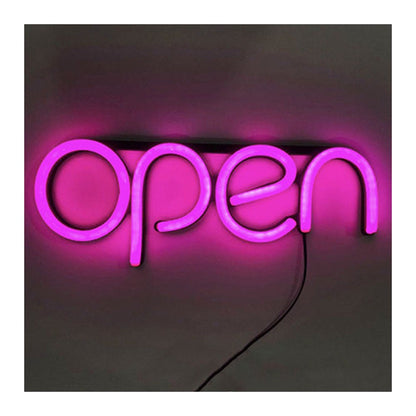 LED Neon OPEN Sign Light for Business Bar Club KTV Wall Decoration Commercial Lighting
