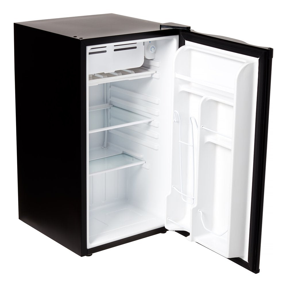 3.2 Cu Ft Retro Dry Erase Compact Fridge, (EFR331-BLACK), Black