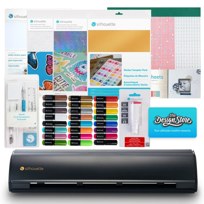 Silhouette CAMEO5α Plus-Black-Print and Cut Bundle