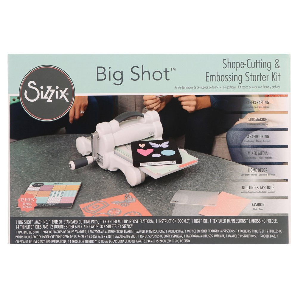 Big Shot Starter Kit (White & Gray) by Ellison (US Version)