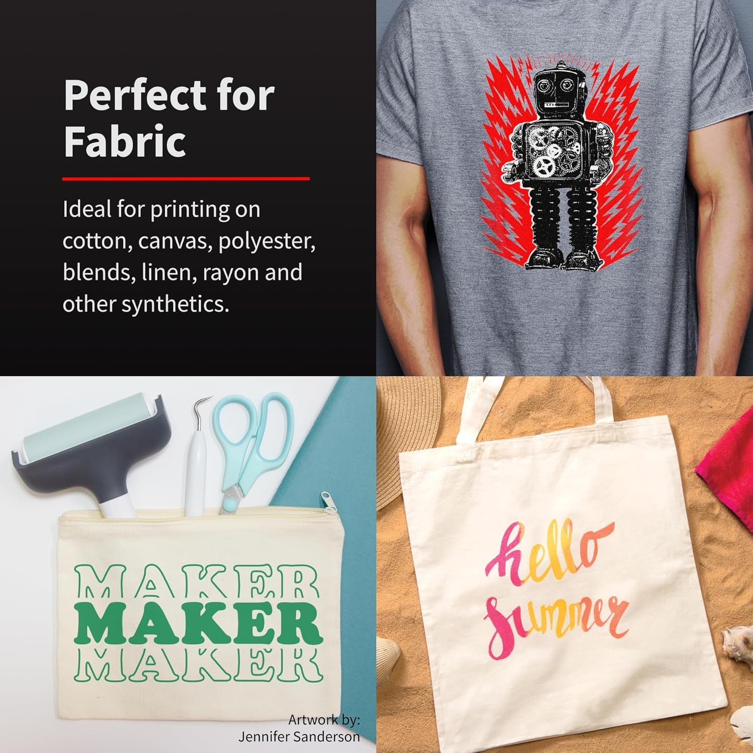 Craft Fabric Squeegee, 9-Inch for Silk Screen Printing