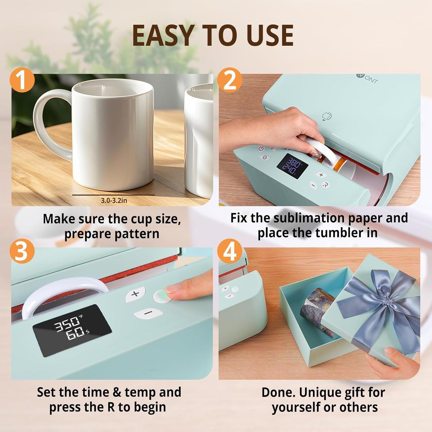 H17 Phone Cases Heat Press Vacuum Heat Press Machine for Phone Cases (Compatible with Android)+  Auto Tumbler Heat Press Machine