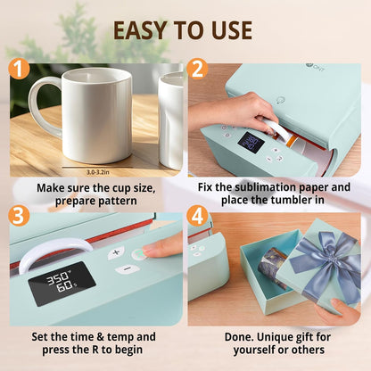 H17 Phone Cases Heat Press Vacuum Heat Press Machine for Phone Cases (Compatible with Android)+  Auto Tumbler Heat Press Machine