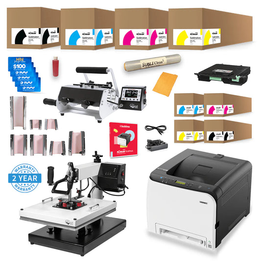 Icolor 350 Toner Based Dye Sublimation Printer - Signature Bundle