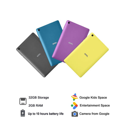7" Tablet, 32GB (2022 Model) , 2.0 Ghz Quad-Core Processor, Charcoal