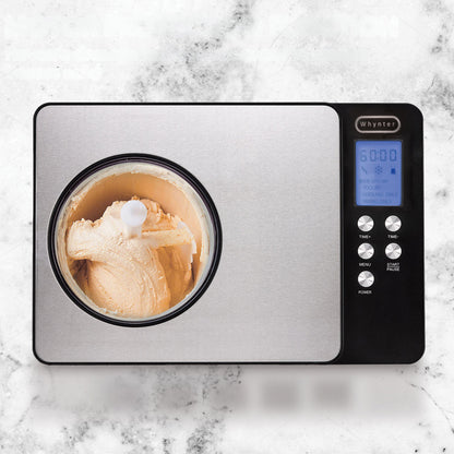 Whynter 2 Quart Capacity Compressor Ice Cream Maker & Yogurt Incubator with Stainless Steel Bowl