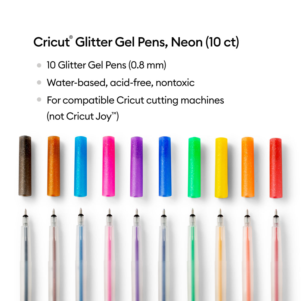 ® Glitter Gel Pens 0.8 Mm, Rainbow (10 Count), .8 Mm