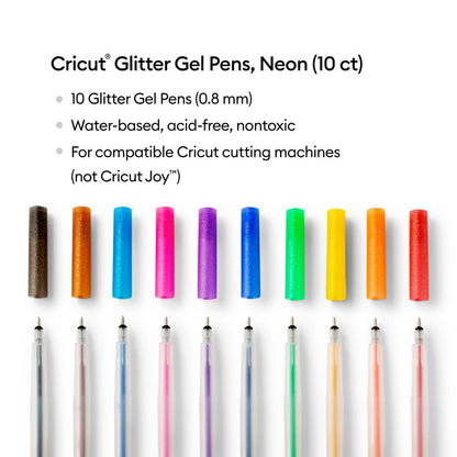 ® Glitter Gel Pens 0.8 Mm, Rainbow (10 Count), .8 Mm