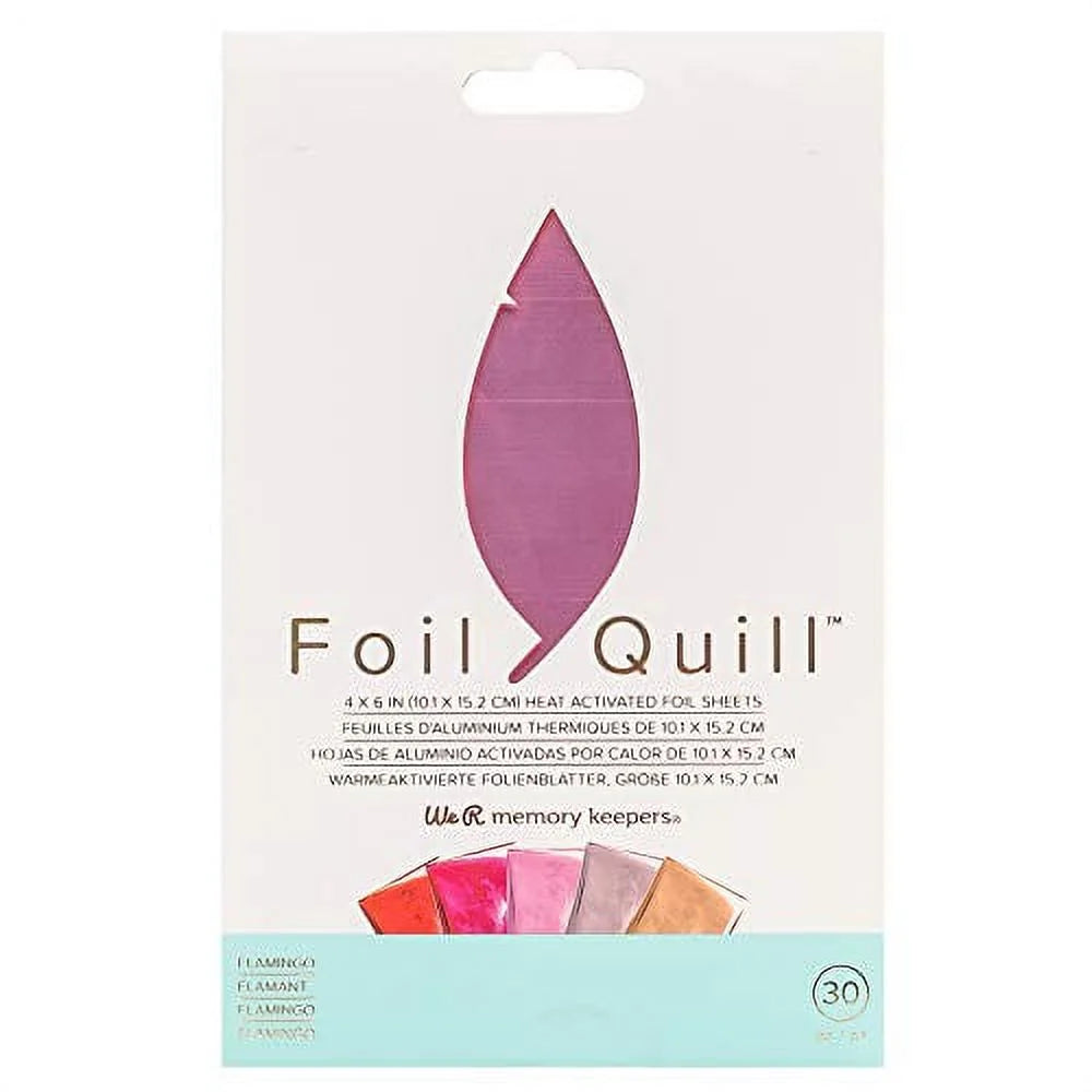 Foil Quill Sheets - 4 X 6 Inch Sheets - Flamingo (30 Piece)
