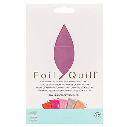 Foil Quill Sheets - 4 X 6 Inch Sheets - Flamingo (30 Piece)
