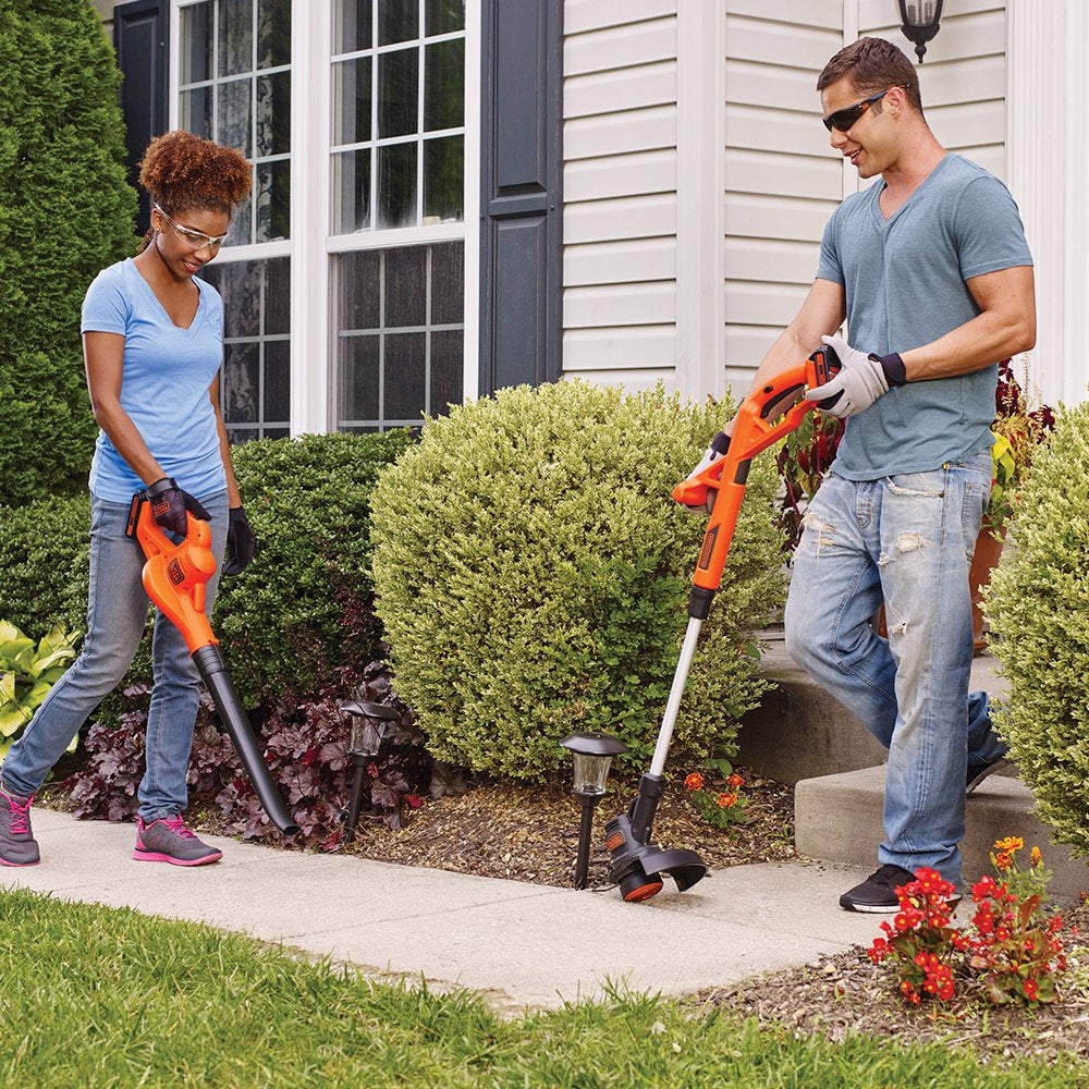 LCC222 20V MAX* Lithium 10" String Trimmer & Hard Surface Sweeper + 2 Battery Combo Kit