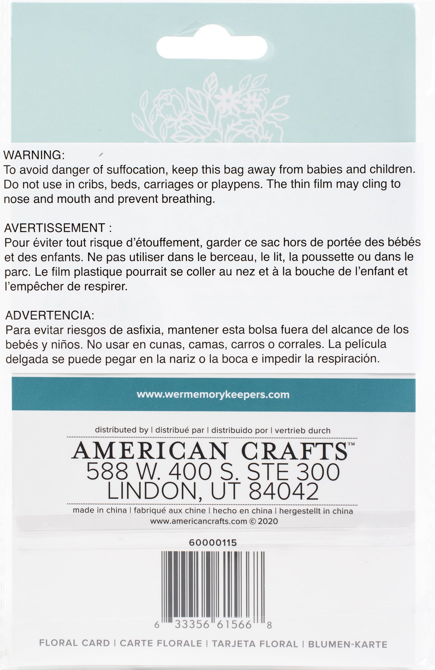 Revolution Die-Card Front Floral