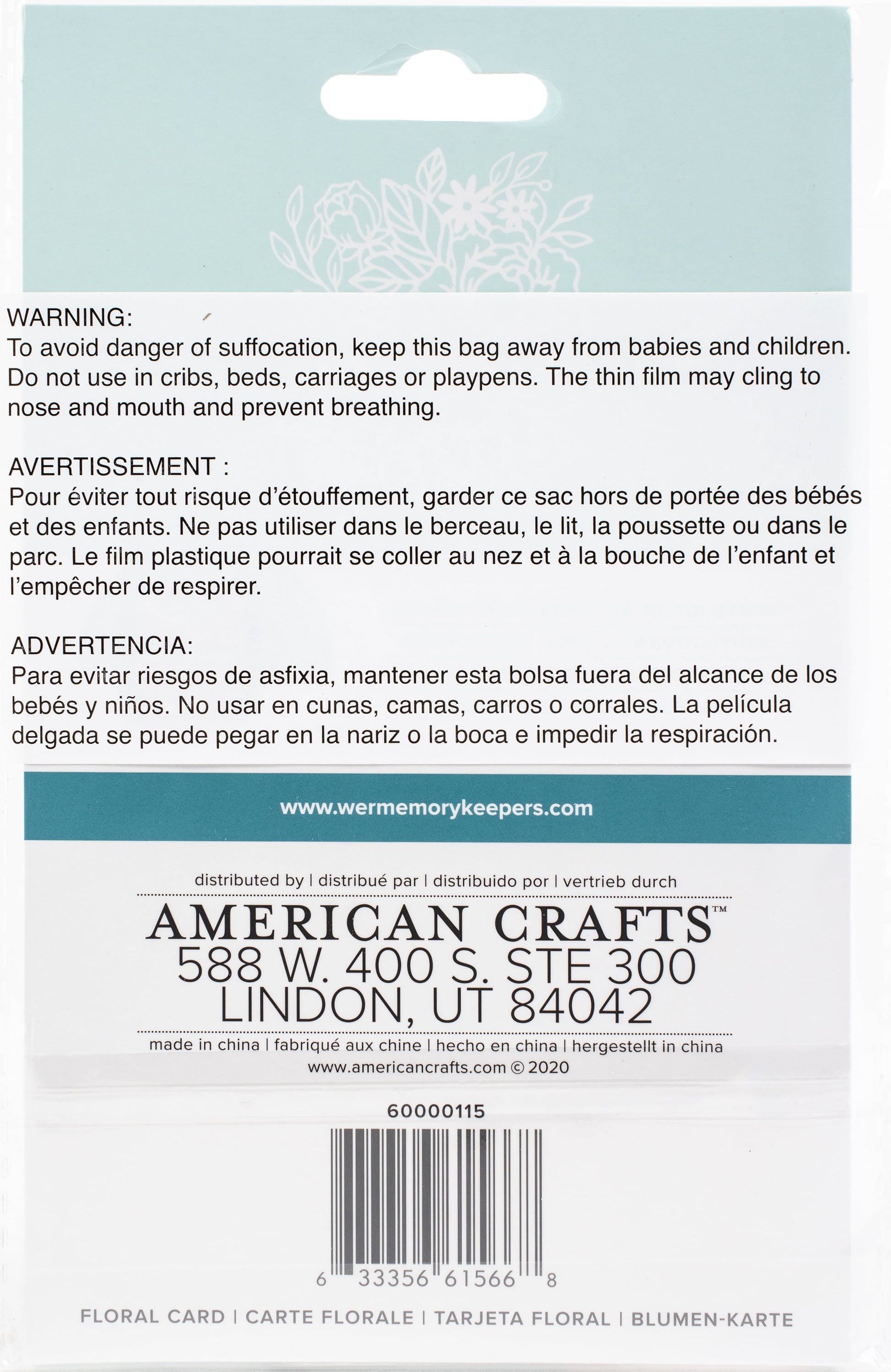 Revolution Die-Card Front Floral