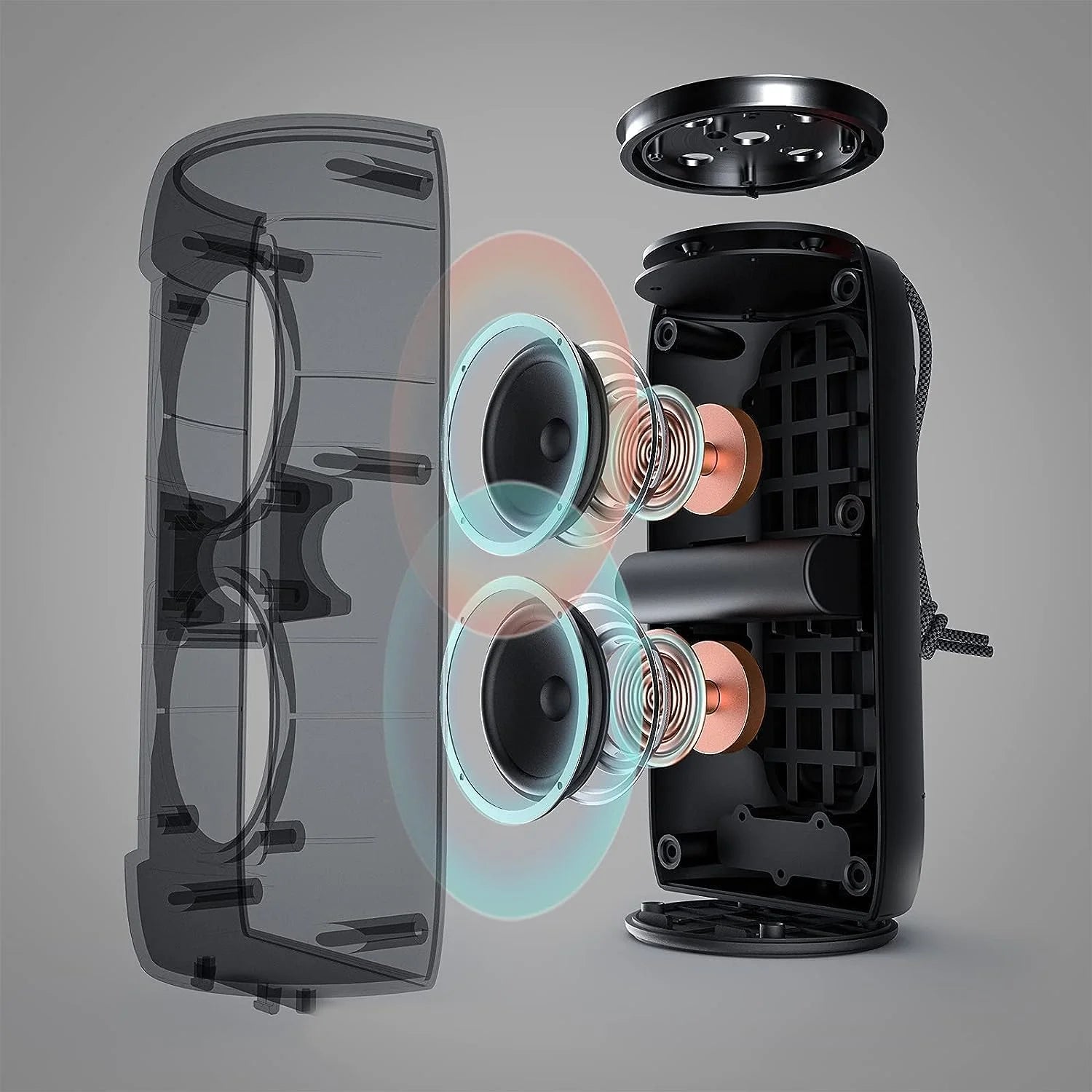 Bluetooth Speaker, Superstar S310 Portable Bluetooth Speakers, 30W True Wireless Stereo Pairing Deliver Dynamic Sound, Waterproof Speaker, Outdoor Speaker