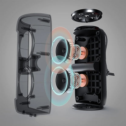 Bluetooth Speaker, Superstar S310 Portable Bluetooth Speakers, 30W True Wireless Stereo Pairing Deliver Dynamic Sound, Waterproof Speaker, Outdoor Speaker