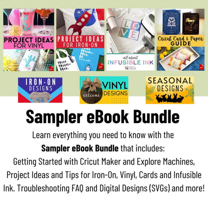 Cricut Deluxe All-In-One Materials & Accessories Bundle for Cricut Explore Air & Maker