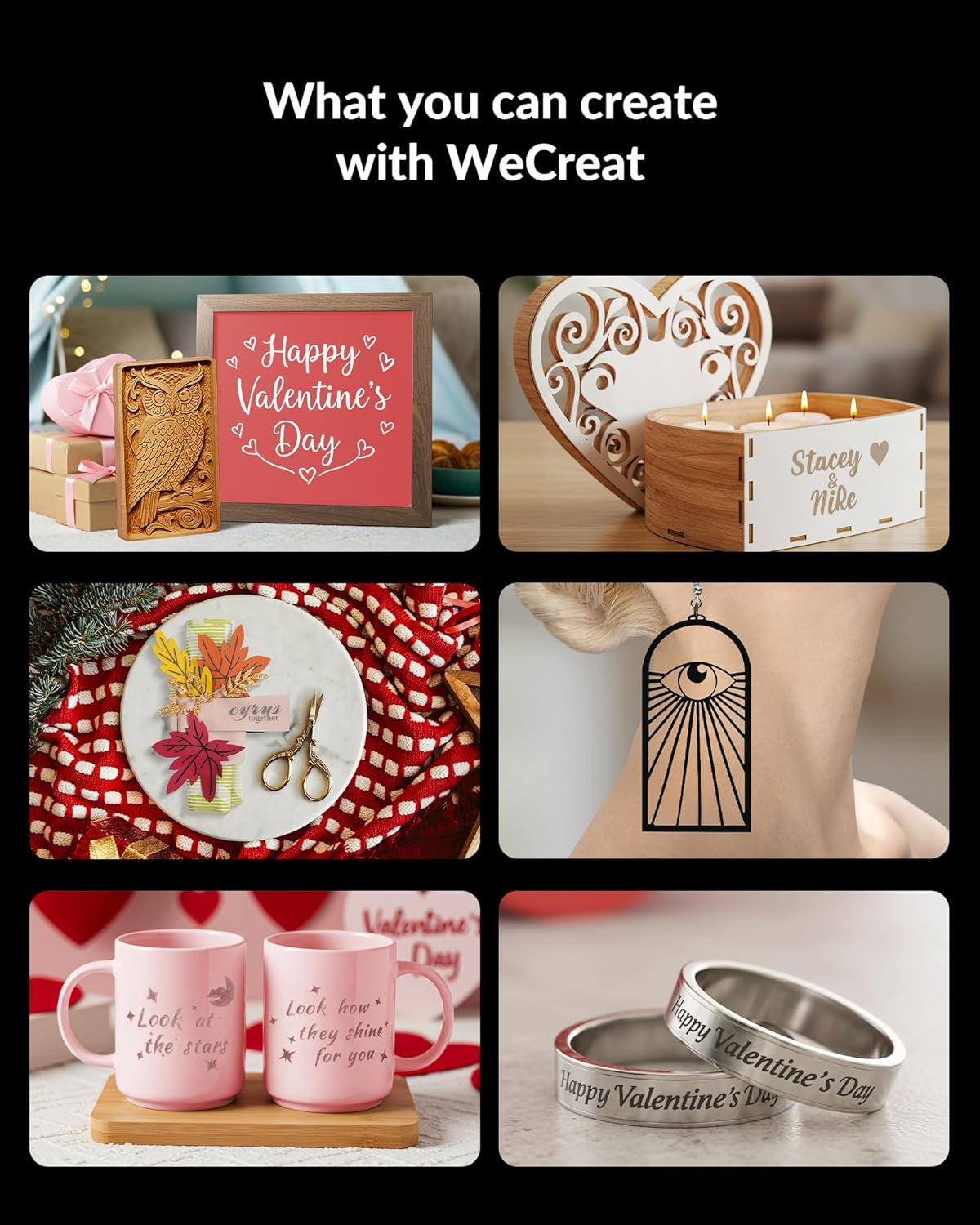 Vision 40W Laser Cutter and Engraver Machine, with Auto-Lifting, HD Camera, 4-In-1 Rotary, 600Mm/S Speed, Diode Laser Engraver for Tumblers Wood Metal Acrylic Small Business - Rotary Bundle