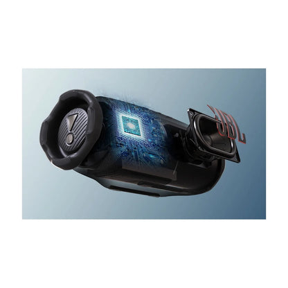 Charge 6 - Portable Waterproof & Drop-Proof Bluetooth Speaker, Bold  Pro Sound with AI Sound Boost, 28Hrs of Playtime, Built-In Powerbank & Comes with a Sturdy/Removable Carrying Strap (Black)