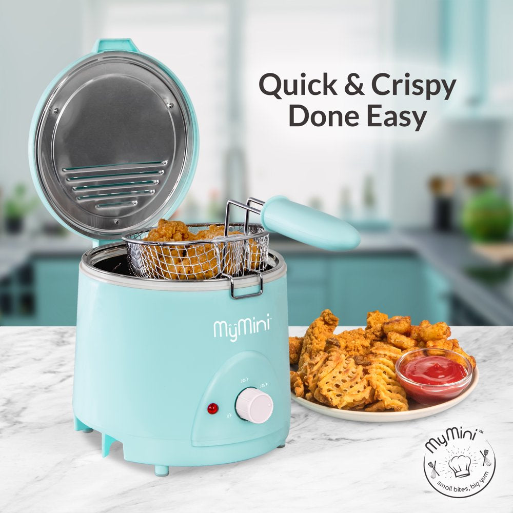 New 1.5-Quart Deep Fryer, Blue