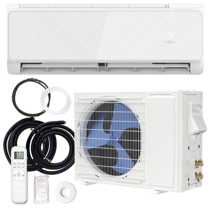 12000 BTU Split Air Conditioner & Heat, with Remove Control , 22 SEER2 Energy Efficient 115V ,Ductless Air Conditioner,For750 Sq.Ft