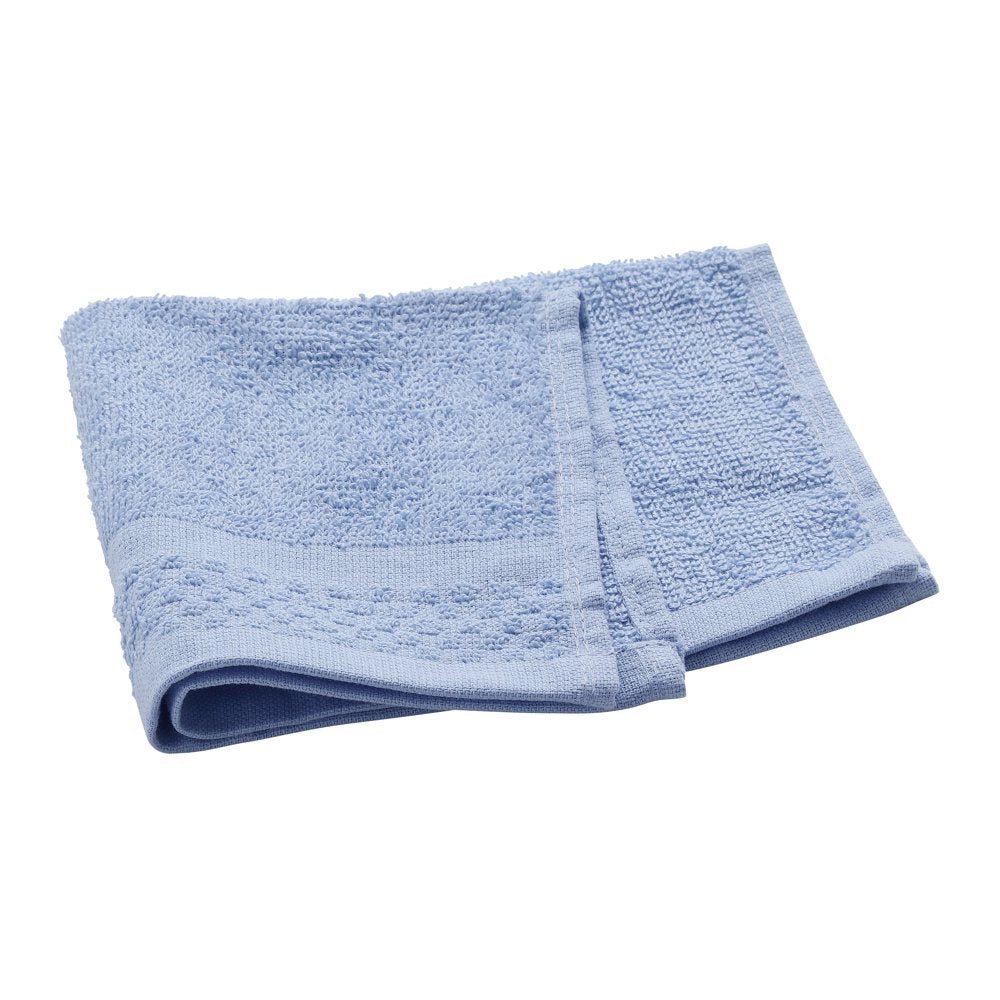 10 Piece Bath Towel Set with Upgraded Softness & Durability, Office Blue