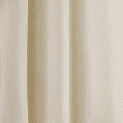 Solid Color Room Darkening Rod Pocket Curtain Panel Pair, Set of 2, Beige, 30 X 63