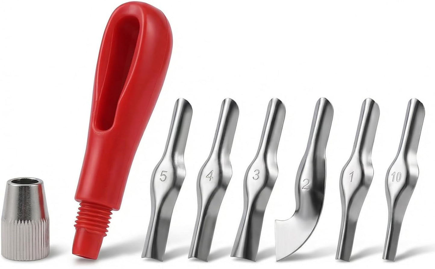 Linocut Carving Kit, Linoleum Cutter Tools Speedball Carving Tools with 6 Blades for Block Printing, Stamp Making, DIY Sculpture and Printmaking