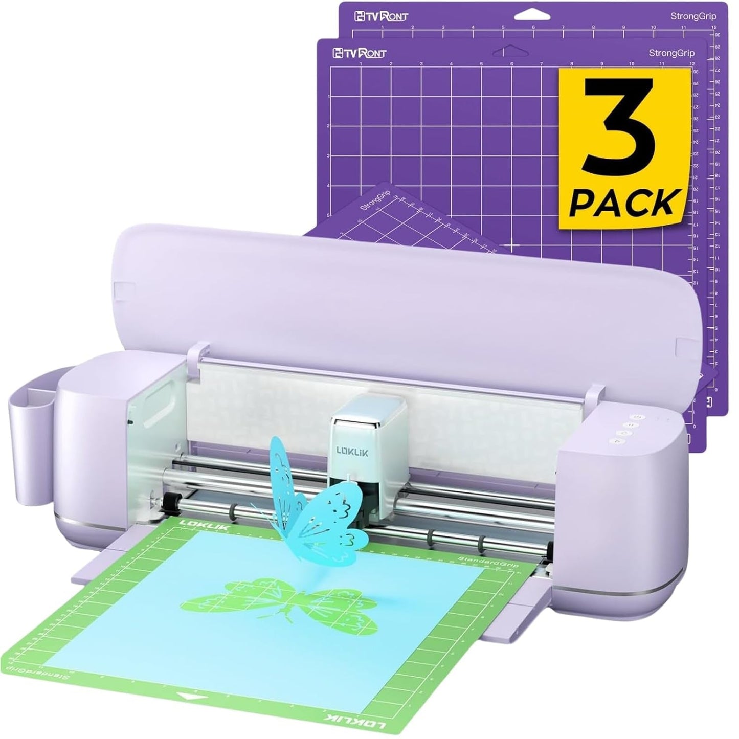 Loklik Cutting Machine & 3 Pack Cutting Mat 12X12