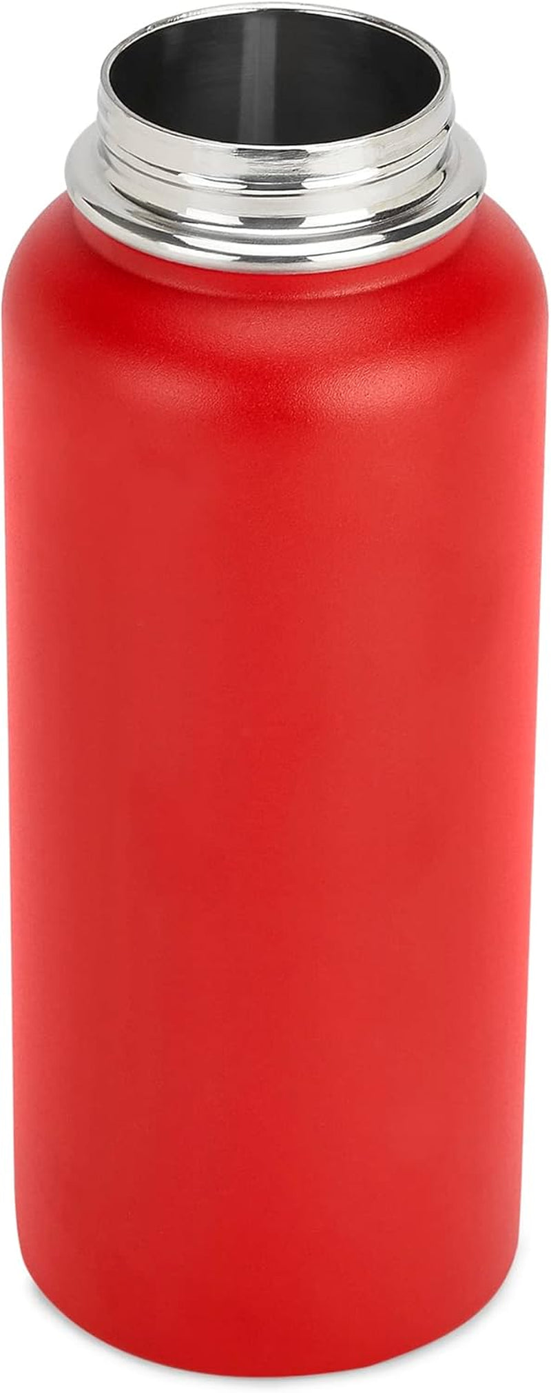 Makerflo 32 Oz Red Hydro Powder Coated Tumbler - 1 Pack Sipper Water Bottle | Craft-Ready for DIY Gifts & Personalization (Laser Engravable, UV DTF, Epoxy, Vinyl) - Not for Sublimation and DTF