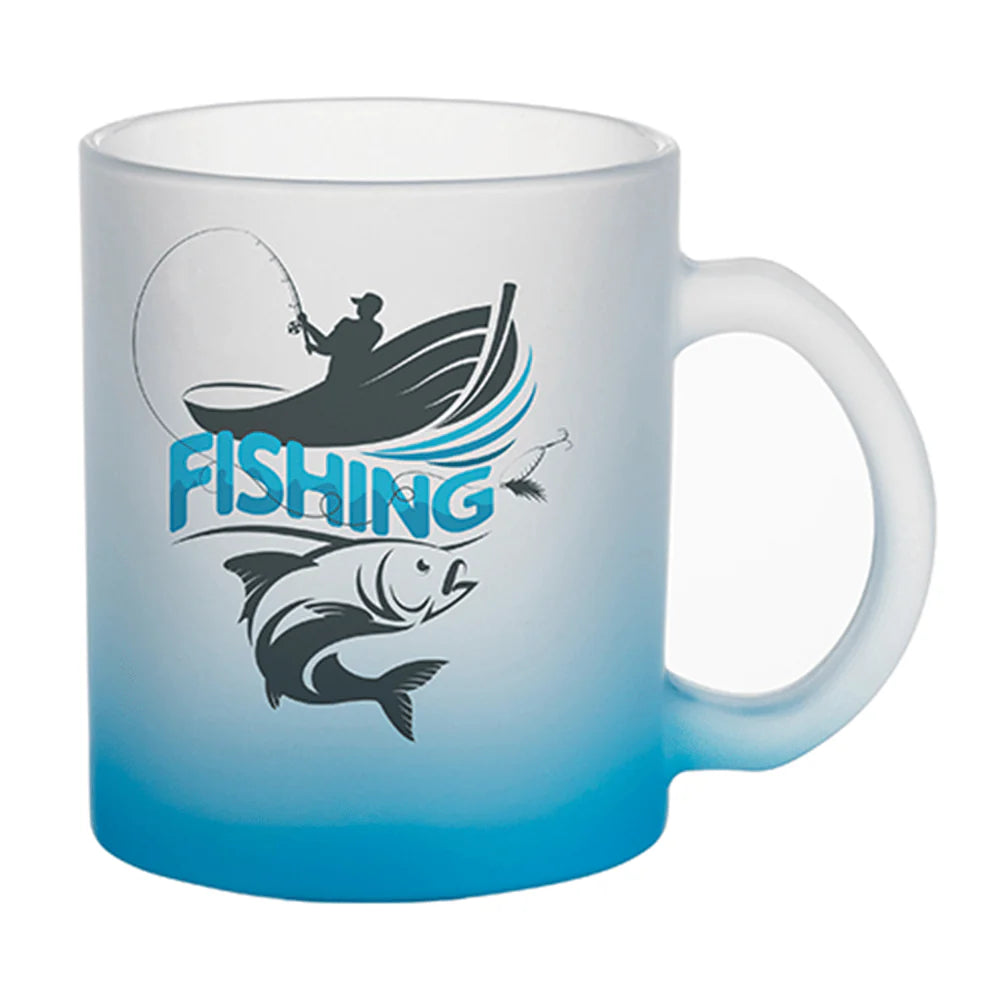 HPN Sublicraft 11 Oz. Color Gradient Sublimation Glass Mug - 12 per Case