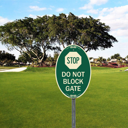 Designer Oval Series Sign - Private Parking Members Only | Green & Tan 12" X 18" Heavy-Gauge Aluminum Architectural Sign | Commercial Grade | Made in the USA