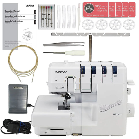 Brother Air1800 Air Serger with Jet-Air Threading