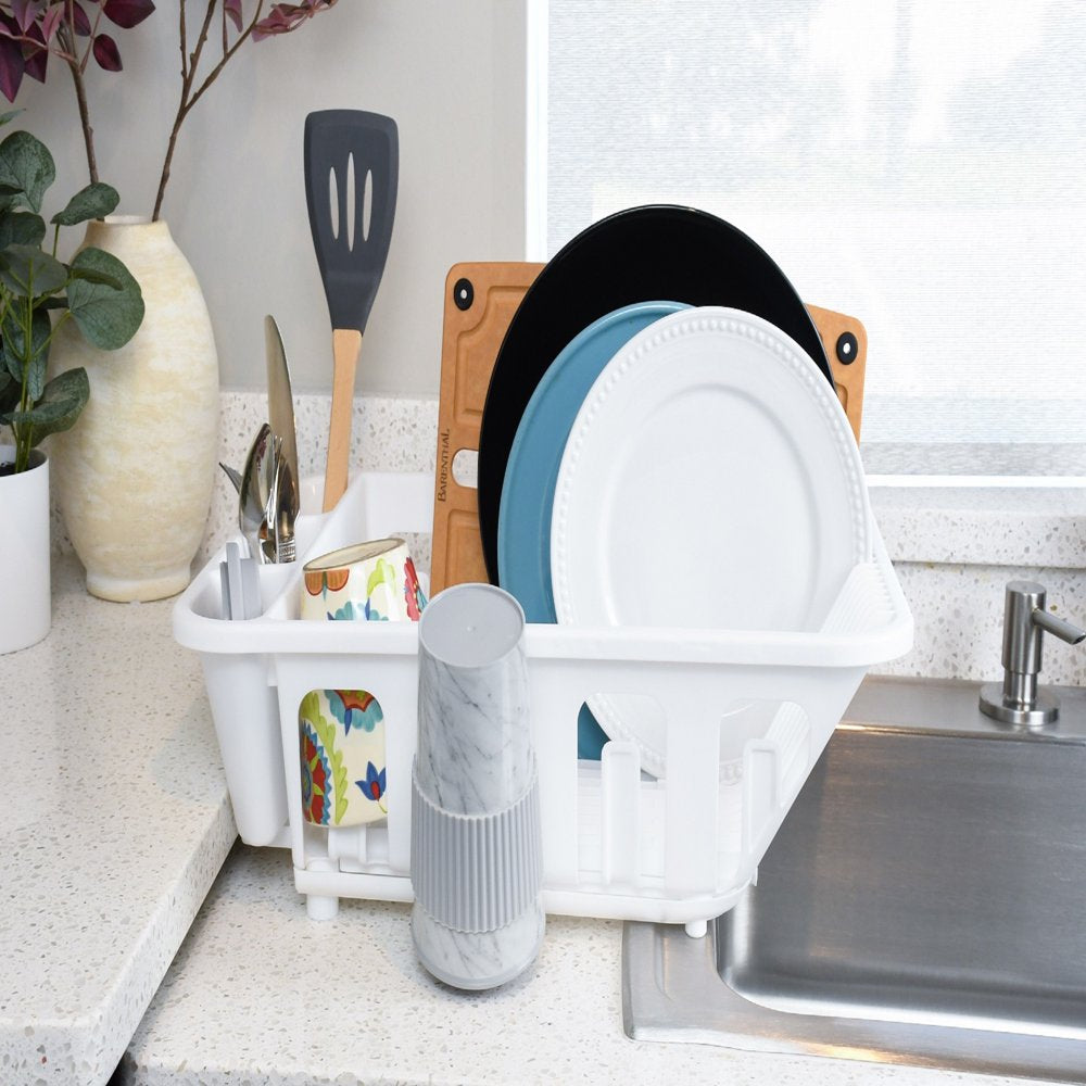 2-Piece Plastic Sink Set with Slide-Out Drip Tray (Multiple Colors)