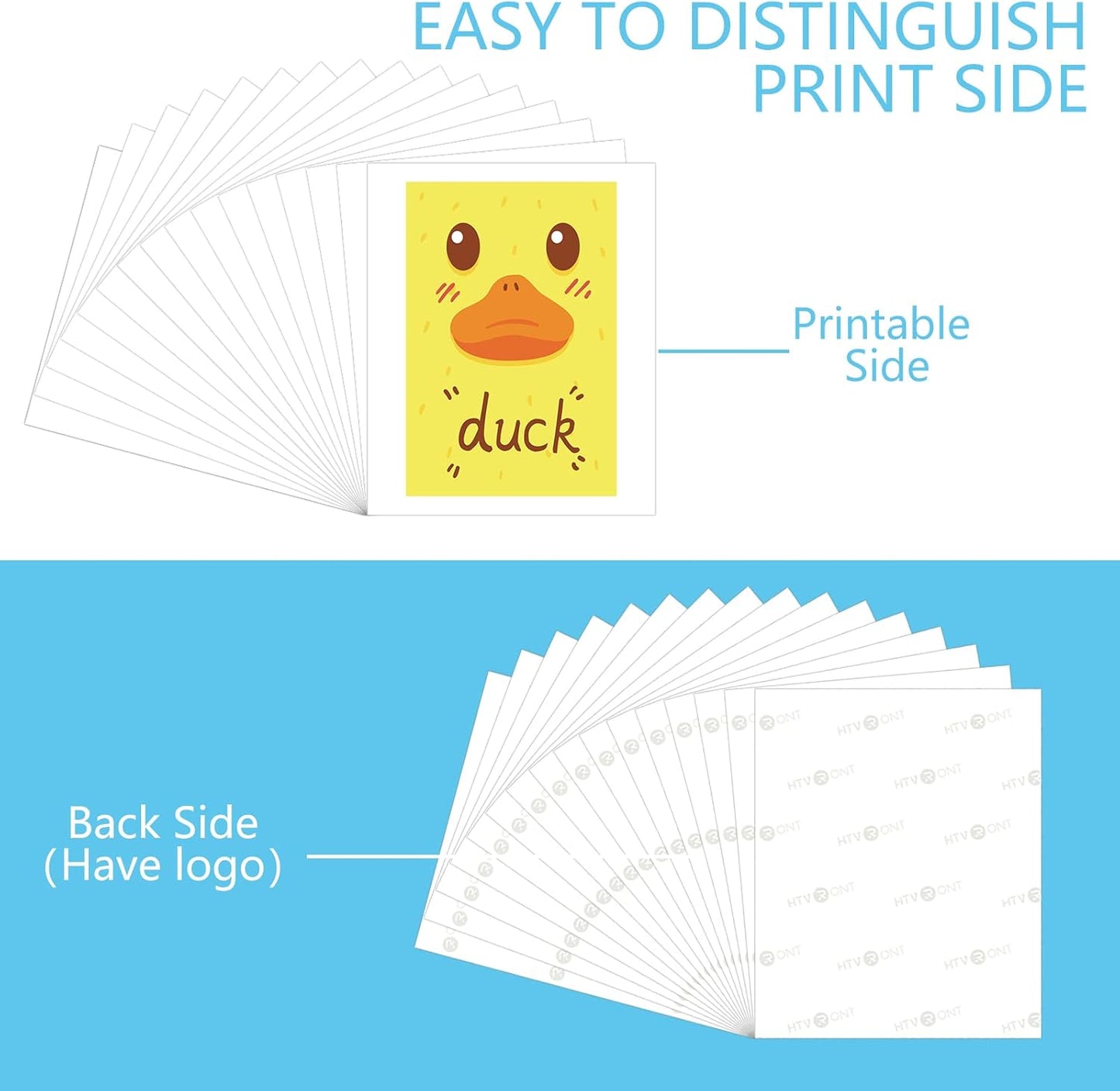 Sublimation Paper 8.5 X 11 Inches - 150 Sheets 105G Excellent Ink Release Sublimation Transfer Paper for Tumblers, Mugs, T-Shirts