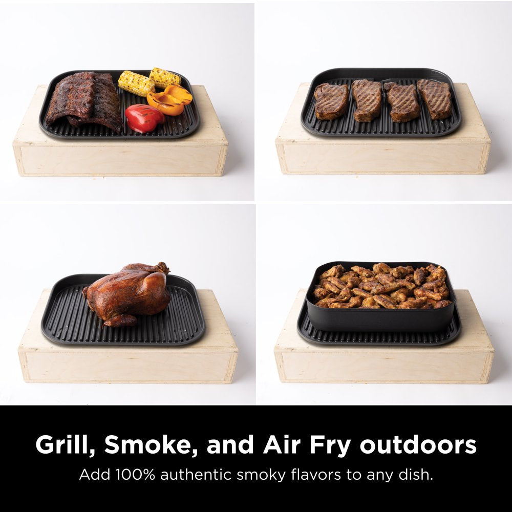 Woodfire 3-In-1 Outdoor Grill, Master Grill, BBQ Smoker, & Outdoor Air Fryer with Woodfire Technology, OG700