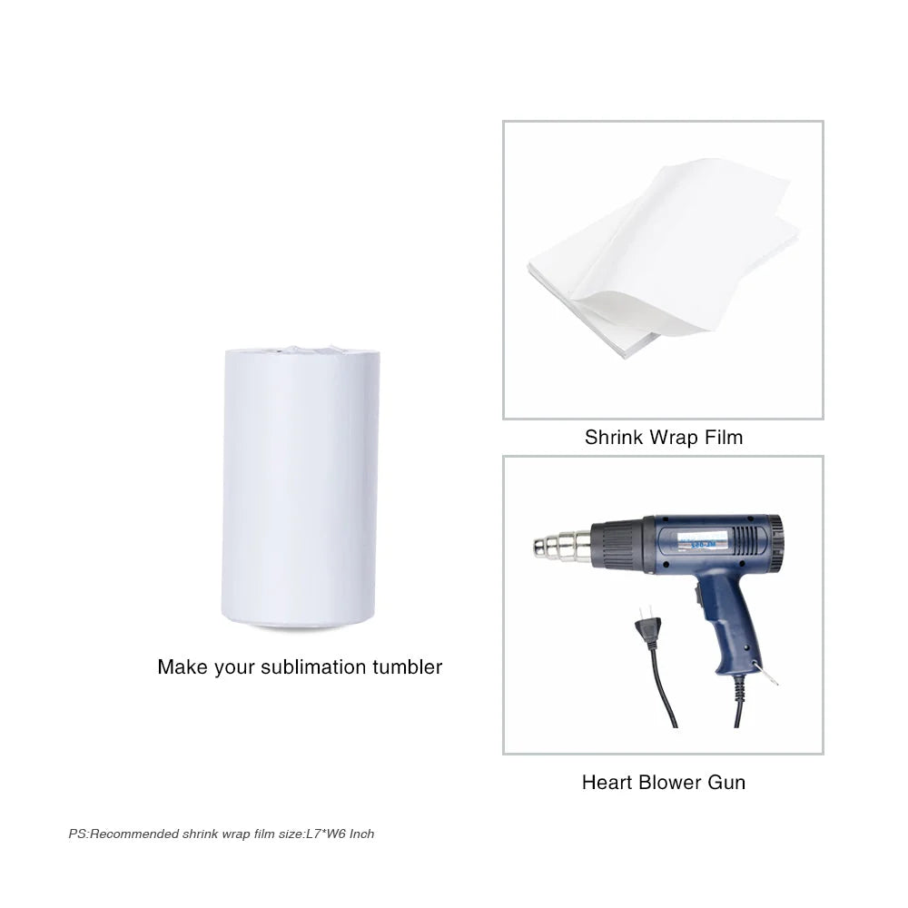 12 OZ Sublimation Can Cooler Insulator Blanks White 4 Pack