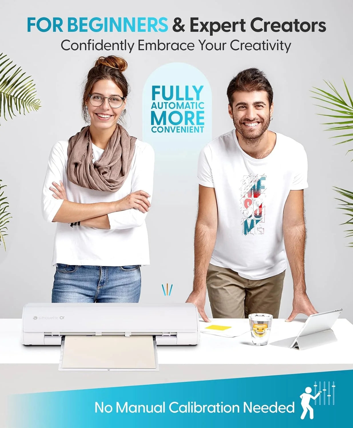 Silhouette Cameo5Α (Alpha) 12" Smart Cutting Machine - Classic White