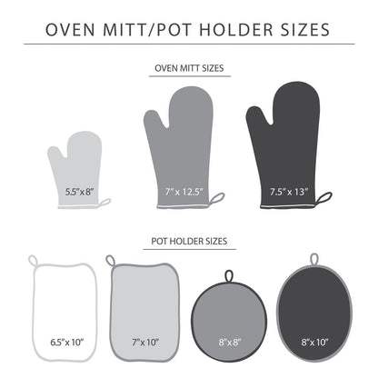 Beacon Oven Mitt Set, Navy/Ink Blue, 5.75"X13", Set of 2