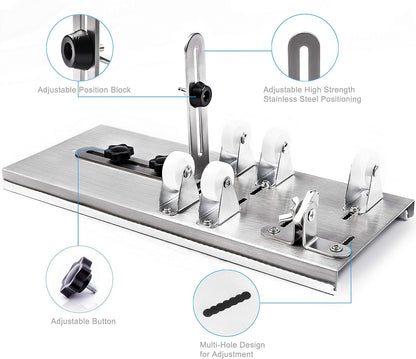 Glass Bottle Cutter, Upgraded Bottle Cutting Tool Kit, DIY Machine for Cutting Wine, Beer, Liquor, Whiskey, Alcohol, Champagne, Upgraded Precision Cutting for round Glass Bottles