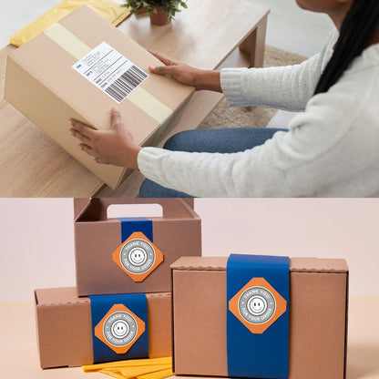 Bluetooth Thermal 4X6 Shipping Label Printer Bundle for Packages & Small Business - Android, Ios & Windows Compatible