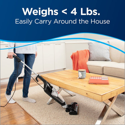 3-In-1 Turbo Lightweight Stick Vacuum, 2610 (Black)