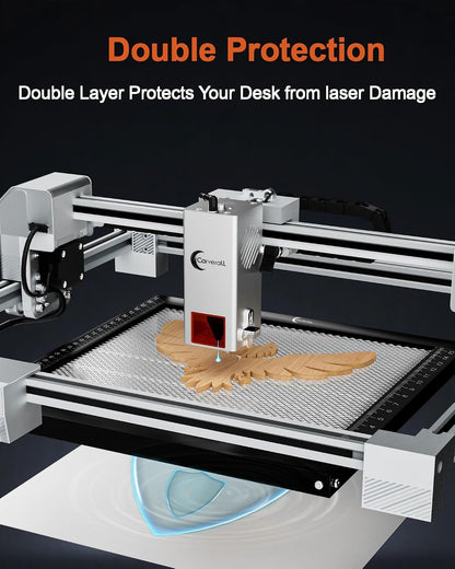 Honeycomb Laser Bed for JL9/X1 L2 RAY5 S1 Laser Engraver and Cutter, 310 × 310Mm (12.2″ × 12.2″) Working Area, Honeycomb Cutting Tray with High-Strength Metal Panel