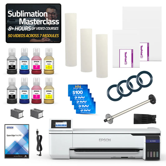Surecolor F570 24" Pro Sublimation Printer Paper Bundle