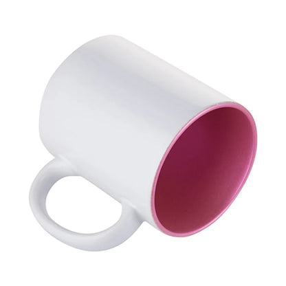 HPN Sublicraft 11 Oz. Inner Sparkle Sublimation Ceramic Mug - 12 per Case