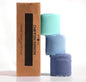 Chiffon Silk Ribbon 1.5" X 7Yd Soft Handmade Fringe Frayed Edged Baby Shower Bridal Bouquets Wedding Invitation Decor (Blue)