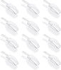 Super Z Outlet 5.5" Mini Acrylic Plastic Kitchen Scoops for Weddings, Candy Dessert Buffet, Ice Cream, Protein Powders, Coffee, Tea (Clear)