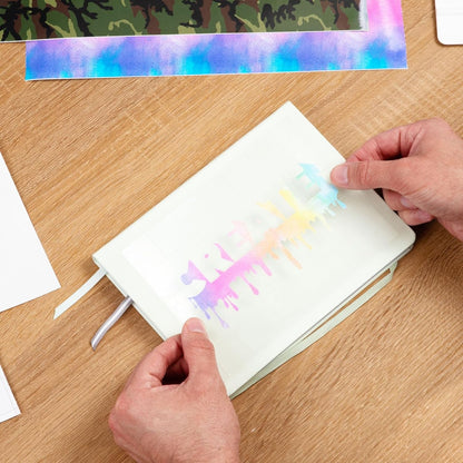 Siser Easypsv Patterns 11.8" X 3Ft Roll - Self Adhesive Permanent Craft Vinyl (Watercolor Rainbow)