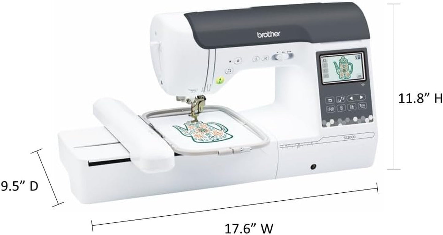 Brother SE2000 Computerized Sewing and Embroidery Machine